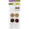 Wonderland Crafts Geometric Flower Magnetic Needle Holder Embroidery Kit, 2ct.
